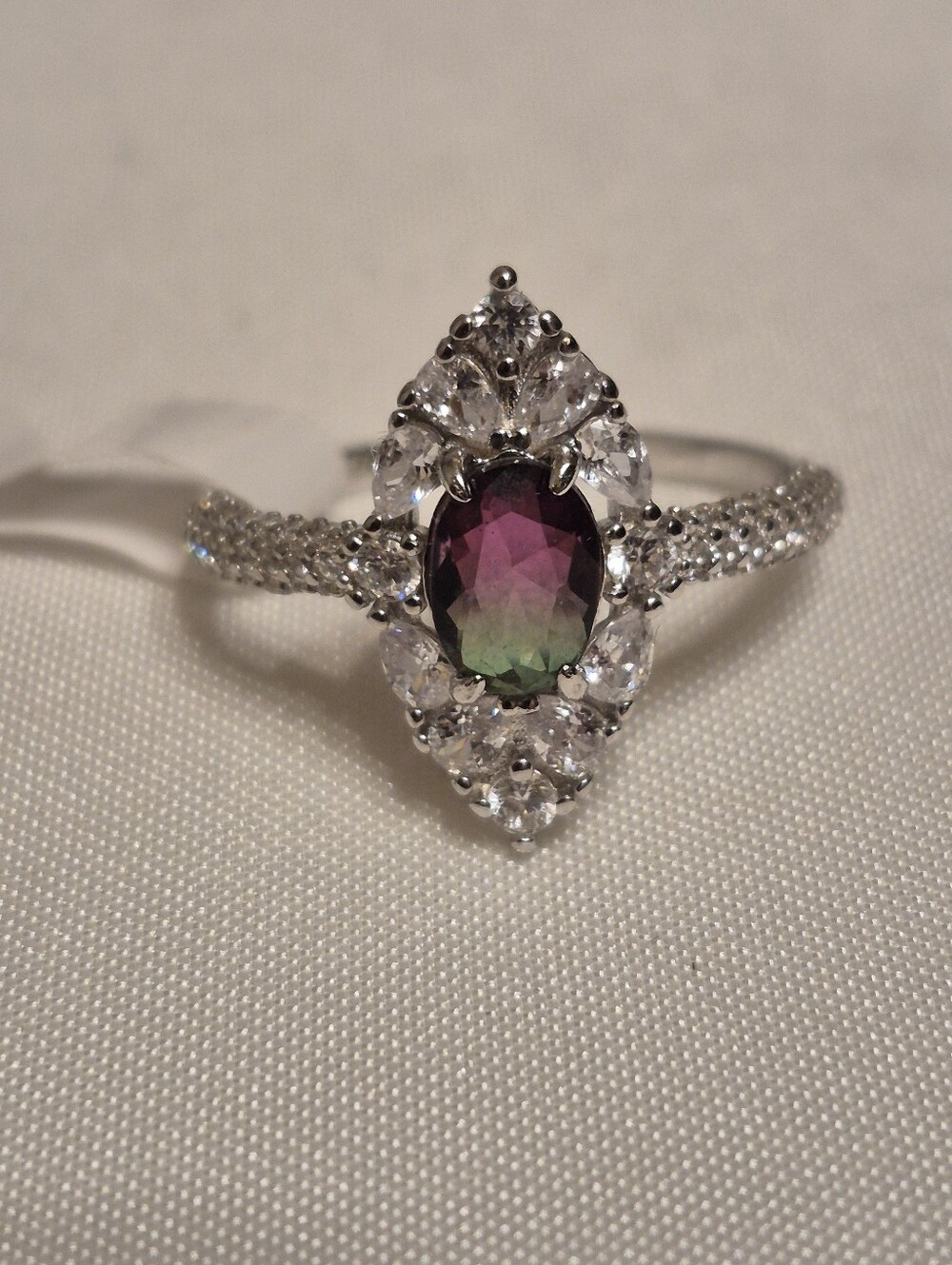Sterling Silver Bi Color Alexanderite Ring